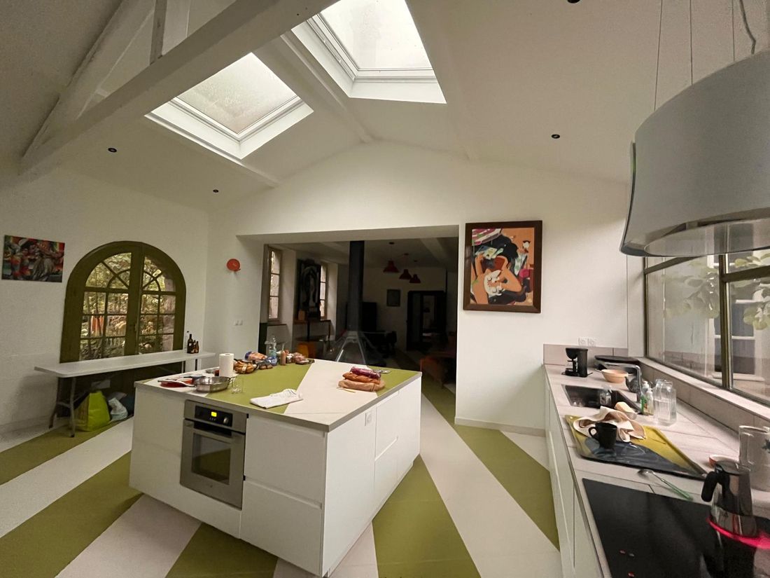Cuisine sous verrière